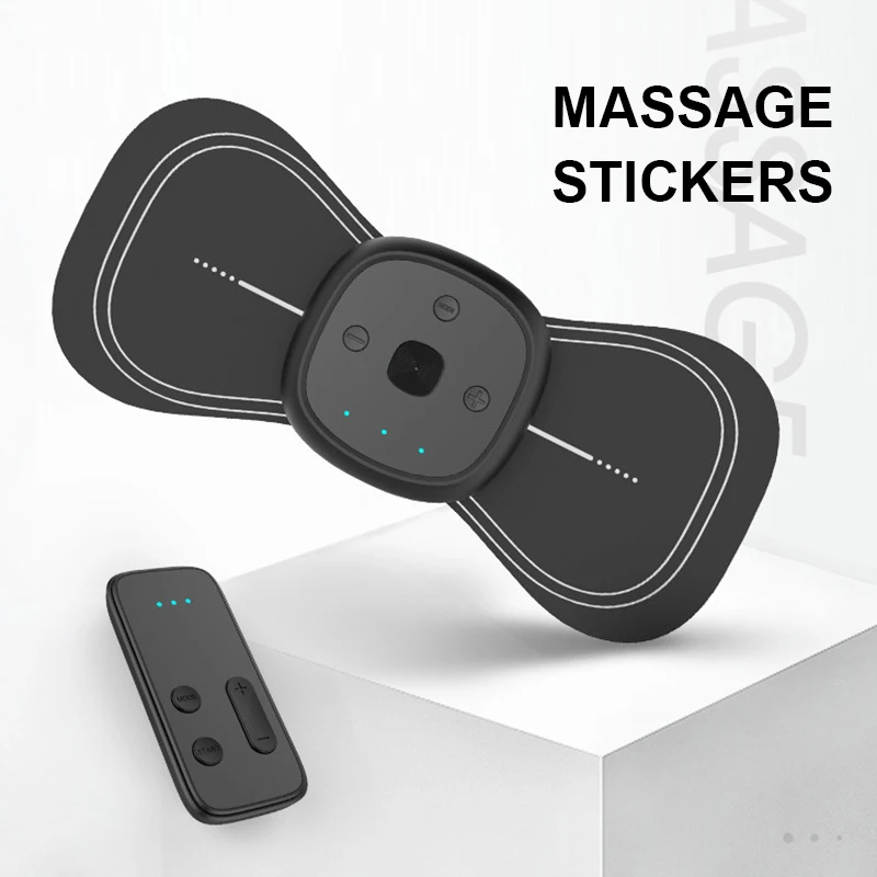 Портативный мини Электрический массажер для шеи шейный массаж Стимулятор боли