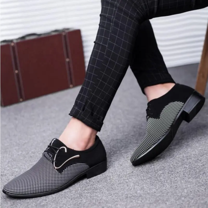 CPI/2018 Весенние новые дизайнерские деловые мужские модельные туфли в стиле