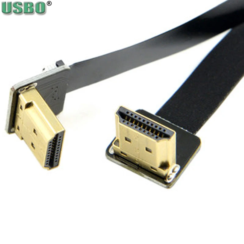 Удлинительный кабель для аэрофотосъемки 20 см 50 золото штырьковый HDMI1.4 HD гибкий