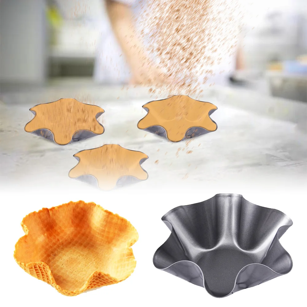 Tortilla Mold Non-Stick Shell Salad Bowl 4-Piece Set Perfect Pan Baking |