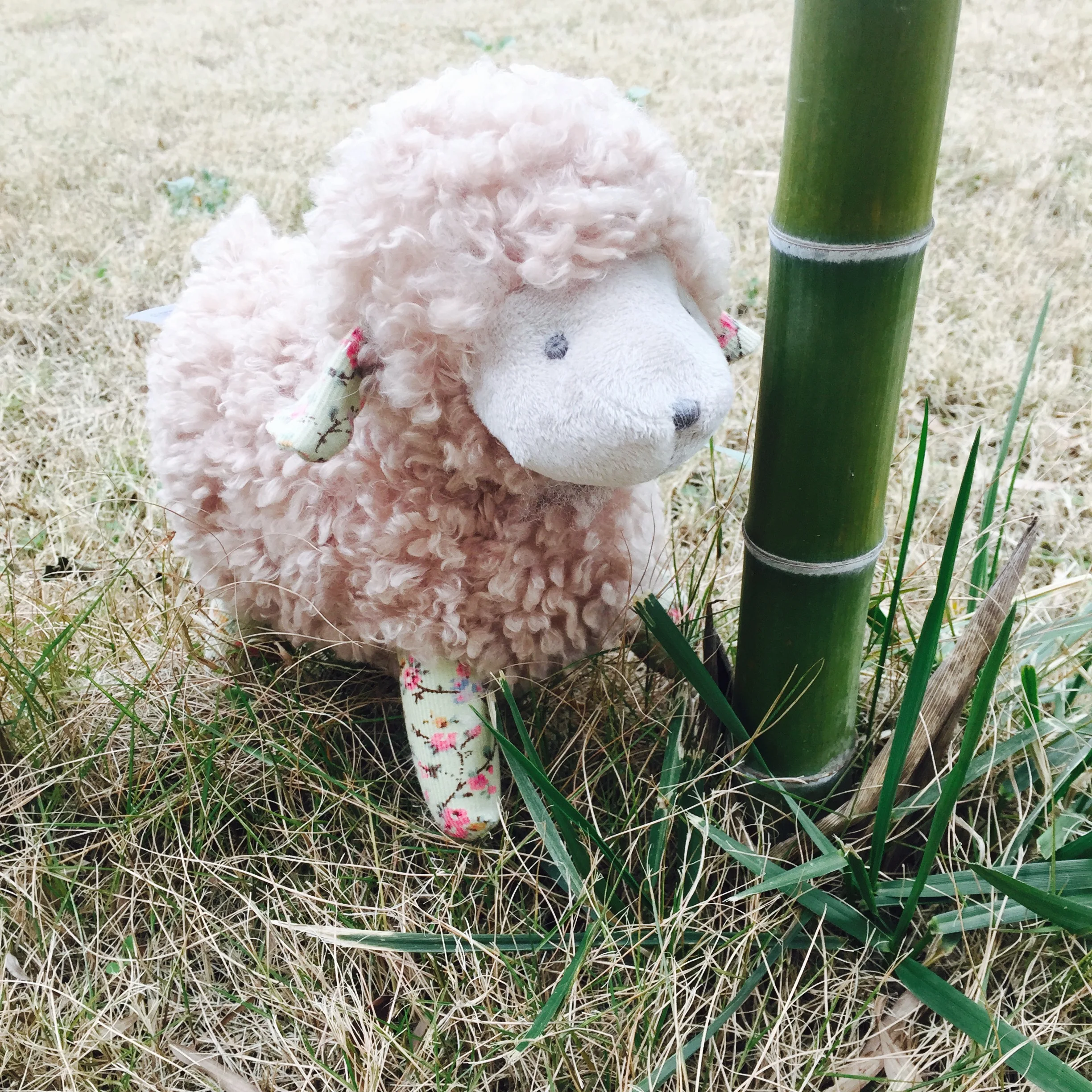 Роскошная стоячая пушистая овечка плюшевая Милая подушка для дивана мягкая