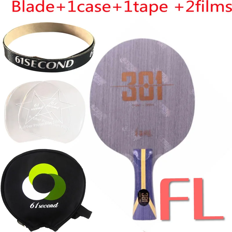 FL with 1 case Оригинальное новое поступление DHS Hurricane 301 Arylate углеродное лезвие для настольного тенниса/лезвие для пинг-понга/бита для настольного тенниса - Цвет: FL with 1 case