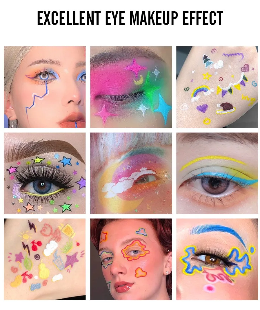 8 цветов матового цвета комплект подводки для глаз макияж Водонепроницаемый