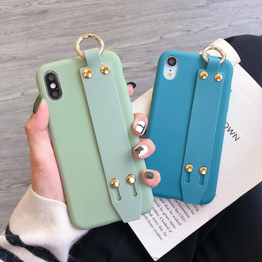 TIKITAKA для iPhone 11 pro Max XR X XS Max 6 7 8 Plus, яркий цвет, ремешок на запястье, мягкий силиконовый защитный чехол для iPhone 11