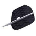 Автомобильный передний правый бампер Нижняя решетка и серебристая формовочная полоса ABS 51117222848 подходит для BMW X5 E70 2011 2012 2013