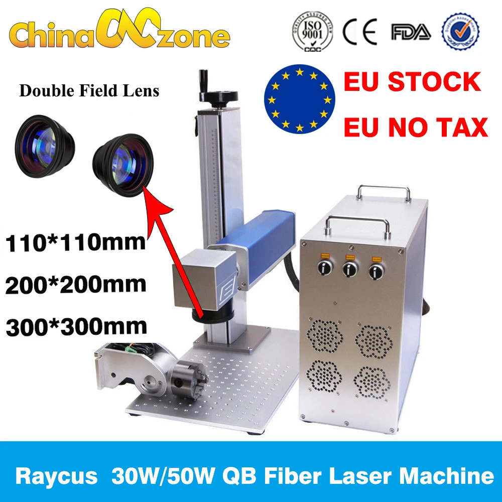 

Европейский запас 50 Вт 30 Вт лазерная маркировка Raycus гравировка для металла CNC машина логотип маркировочное волокно с вращающейся осью инстр...