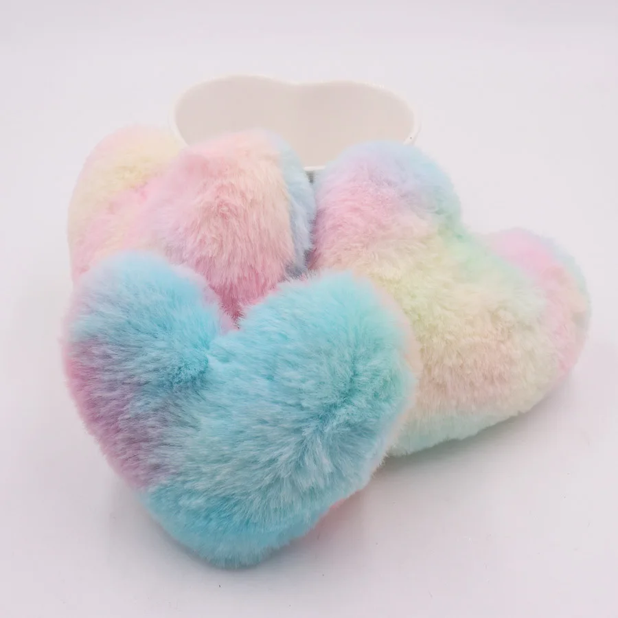 Милый плюшевый брелок &quotлюбовь&quot кулон уникальный леопардовый узор дамская