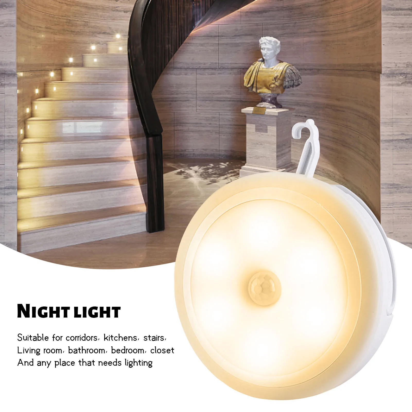 Светодиодный индукционный сенсорный светильник для шкафа беспроводной