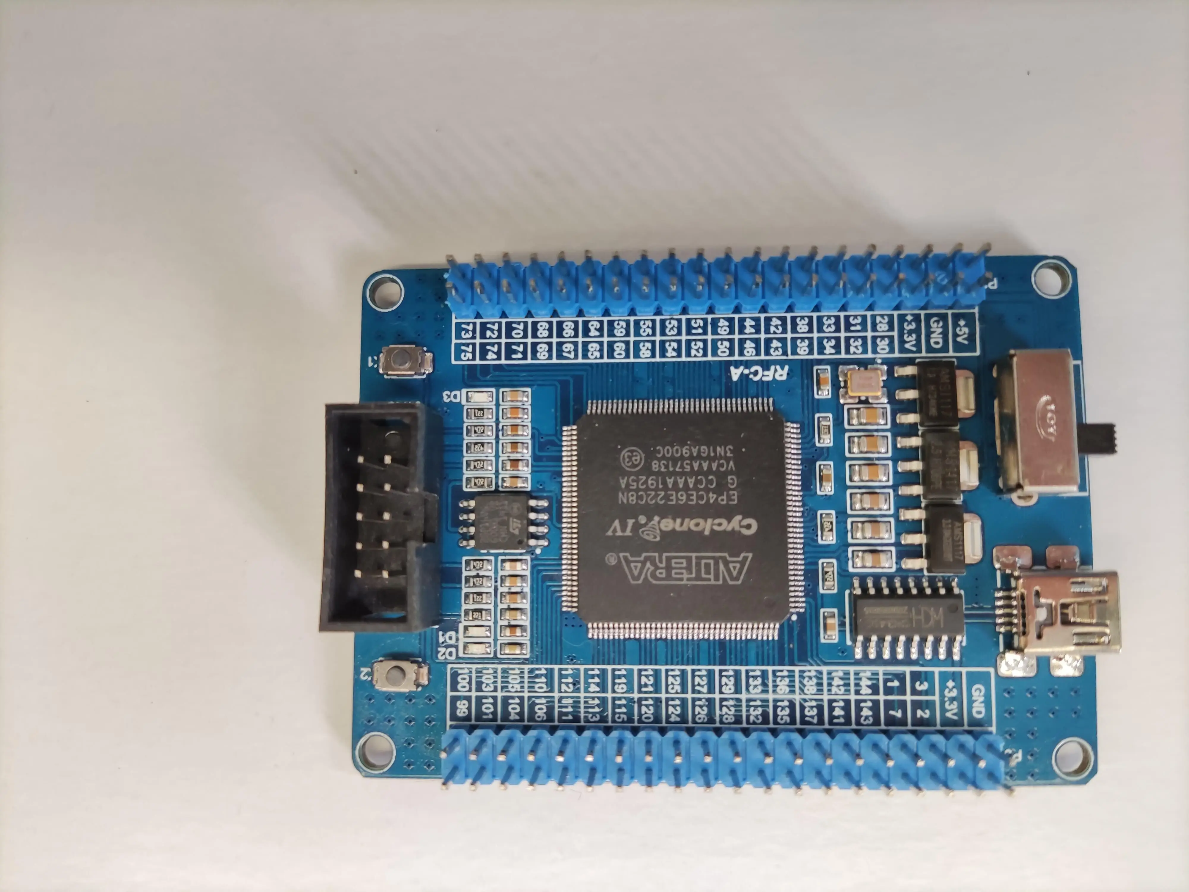 Макетная плата FPGA системная обучающая Altera Cyclone4E EP4CE6E22C8 EPCS4|Детали и аксессуары для