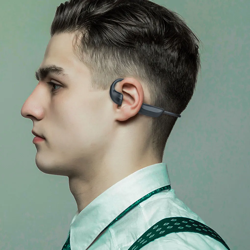 

High Quality Bluetooth 5.0 Wireless Headphones Bone Conduction Earphone Outdoor Sport Headset with Microphone Handsfree Headsets