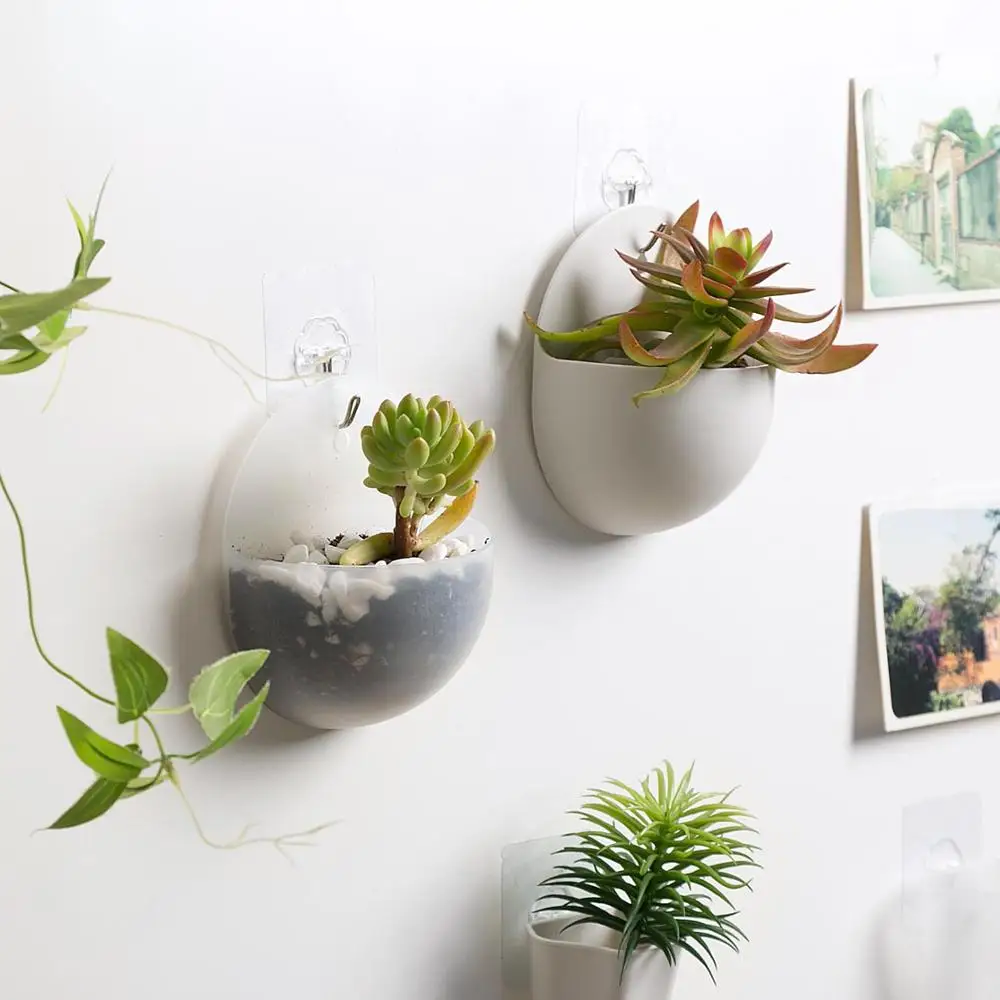 Настенный гидропонный горшок для цветов 1 шт. настенная ваза ленивых пластиковые