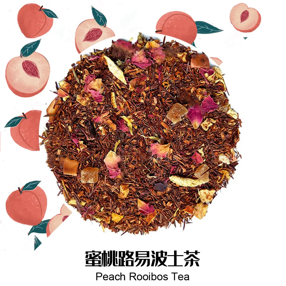 3 г * 10 шт. персиковый чай Rooibos маска для ухода за кожей Сделай Сам сырье чайный