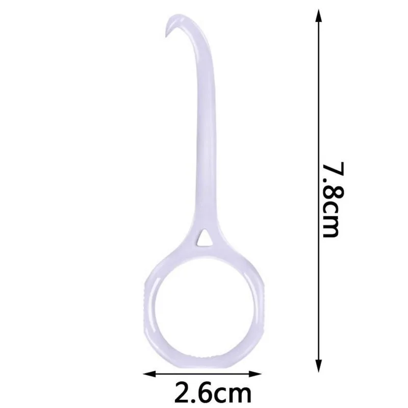 

1pc Braces Extractor Invisible Removable Orthodontic Clear Aligner Remove Plastic Teeth Hook Convenient Dental Extraction Tool
