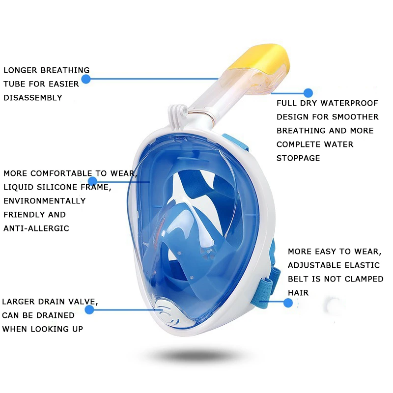 Незапотевающая маска для подводного плавания незапотевающая детей и взрослых