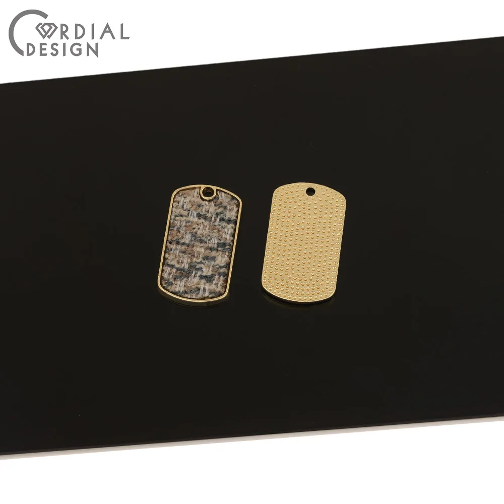 

Cordial Design 100Pcs 15*26MM Jewelry Accessories/Charms/Hand Made/Earrings Connector/Fabric Effect/DIY Pendant/Earring Findings