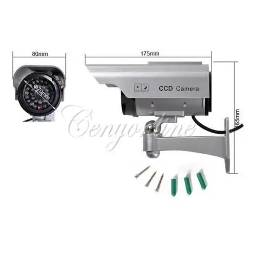 Поддельная камера видеонаблюдения на солнечной батарее с мигающим ИК