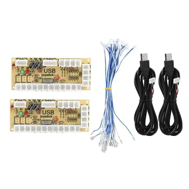 Для Arcade Zero Delay USB энкодер DIY Kit Набор игровой кабель светодиодный игровые