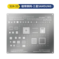 mechanic universal bga reballing stencil for samsung s6 s6 note5 g9200 g9250 n9200 exynos 7420 cpu power wifi audio ic chip