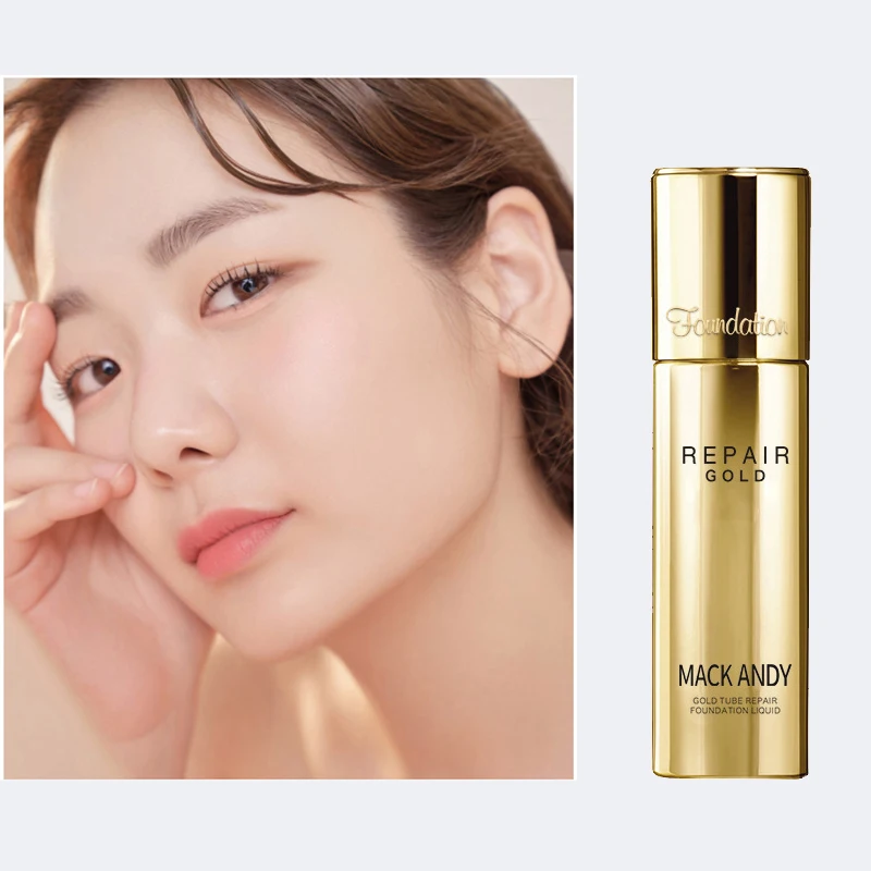 

Профессиональная основа для макияжа крем золотой флакон полное покрытие Водонепроницаемая контурная основа для макияжа осветляющая крышк...