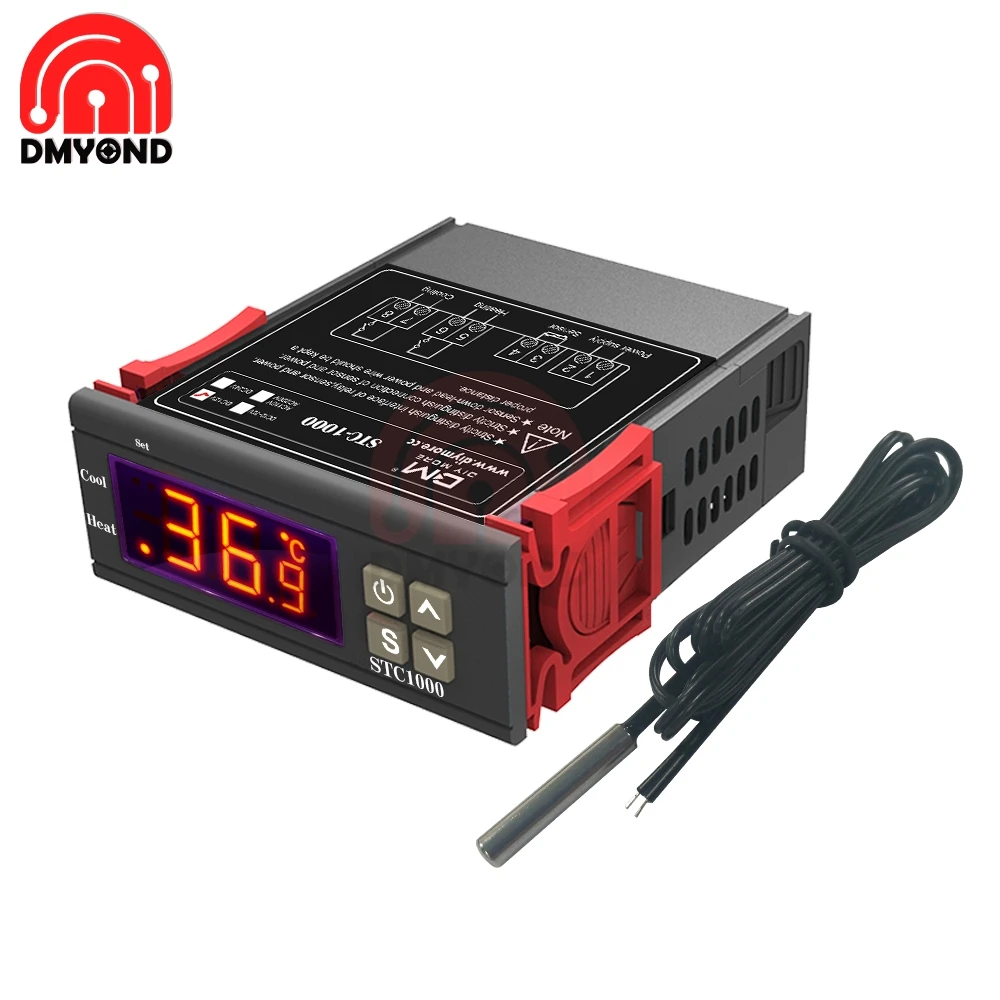 Цифровой температурный контроллер термостат постоянного тока 12 В для детской