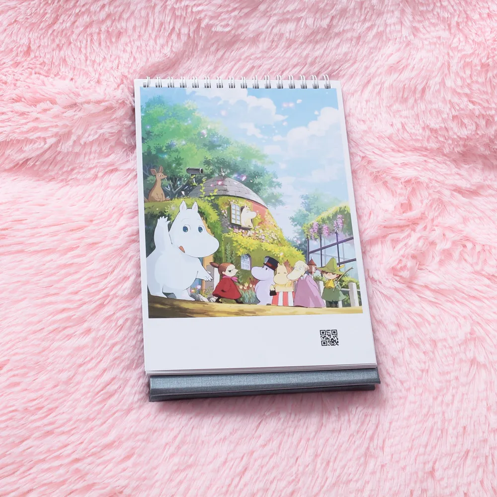 Moomin MUUMI care мультфильм коллекция игральная карта водонепроницаемая бумажная карта с мультипликационным рисунком милый календарь из печати покер Бегемот