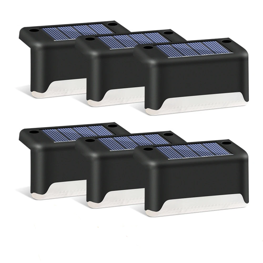 

LED Solar Stair Lamp Waterproof Outdoor Fence Wall Light Garden Lights Pathway Yard Patio Steps Lamps Balcony Solar Night Light