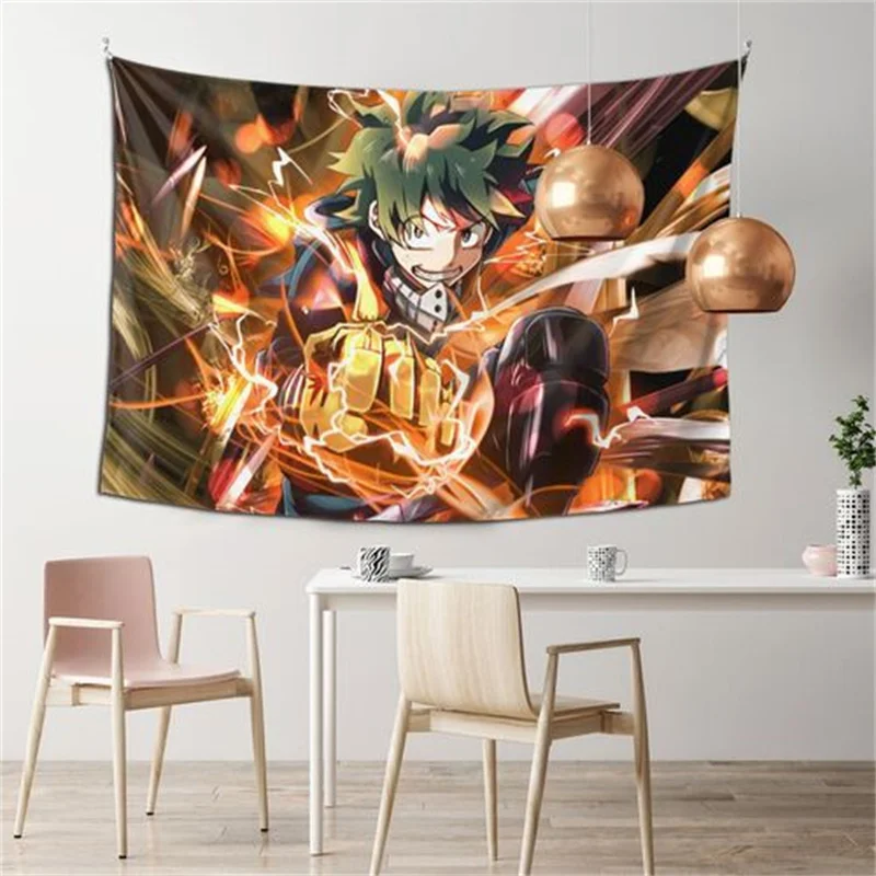 

FFO Japanese Anime My Hero Academia Tapestry Art Decor Tapestries Hanging Mystery Witchcraft For Home Decor Wall Stickers