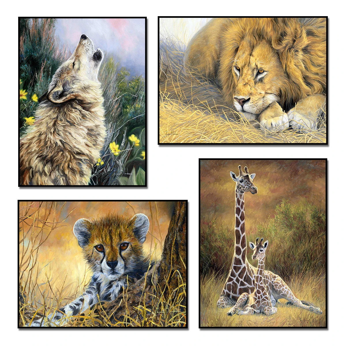 Алмазная картина лесные животные Стразы искусство полный квадрат/Круглый Алмаз