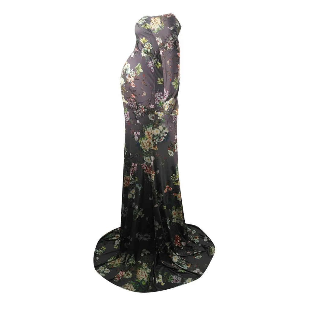 Платья для беременных фотосессии реквизит фотосъемки платье с цветочным принтом