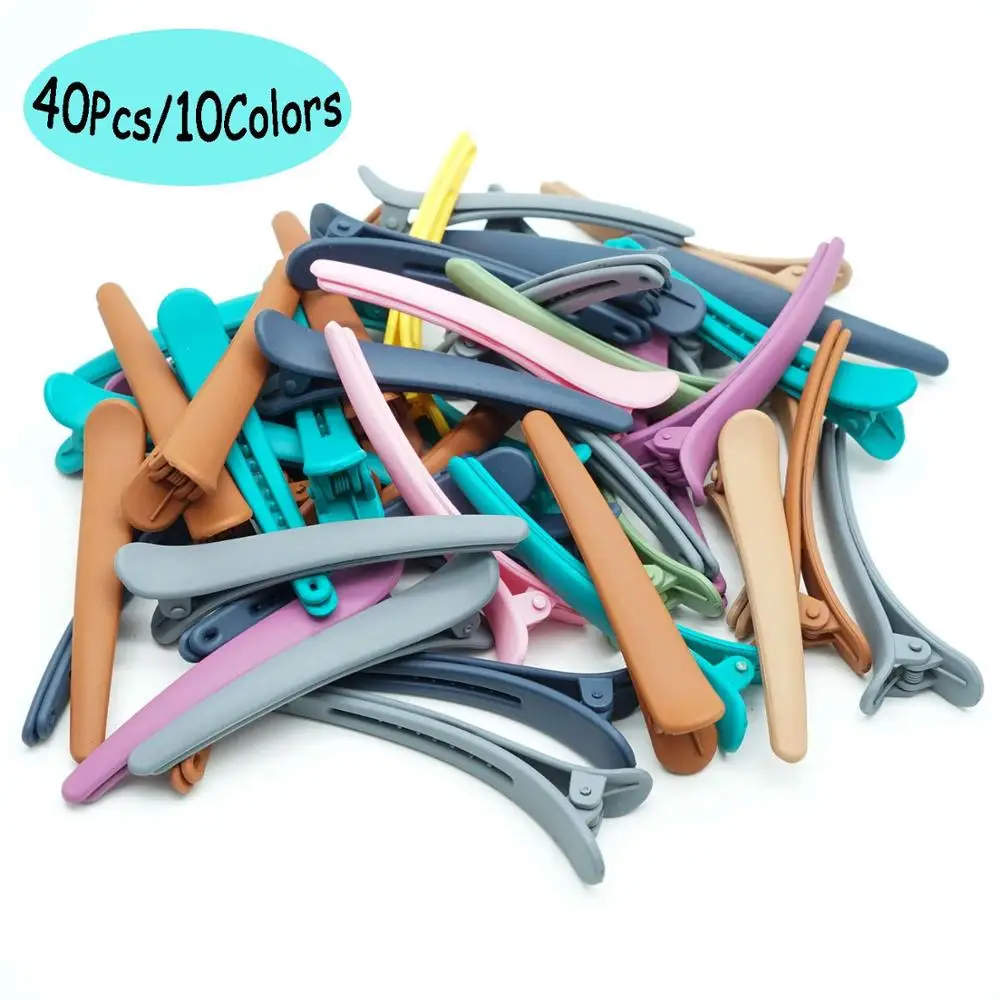 40 шт. Нескользящие зажимы для волос Аллигатор |