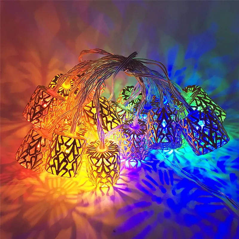 Светодиодный 3 метра 20 металлические фонари USB вилка светодиодные декоративные