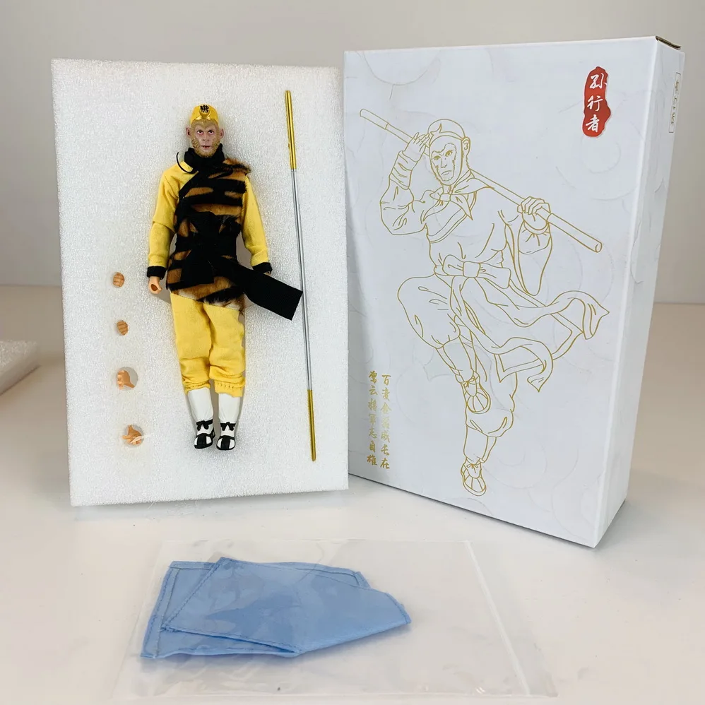 

In stock 1/12 Journey to the west 6 inch moveable model Sun Wukong Monk Sha Tang Monk model
