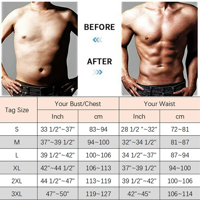 Mens Sauna Waist Trainer Corset Vest Sweat Suit 2 Tummy Control Belly Trimmer Slimming Belts Neoprene Workout Body Shaper