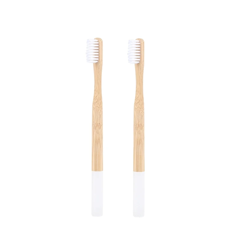2pcs White 4/Redmi 2/1 шт. природный уголь бамбука Зубная щётка с зубные щетки с мягкой щетиной для жениха eco-friendly взрослых Зубная щётка для отбеливания зубов, зубные щетки - Цвет: 2pcs White