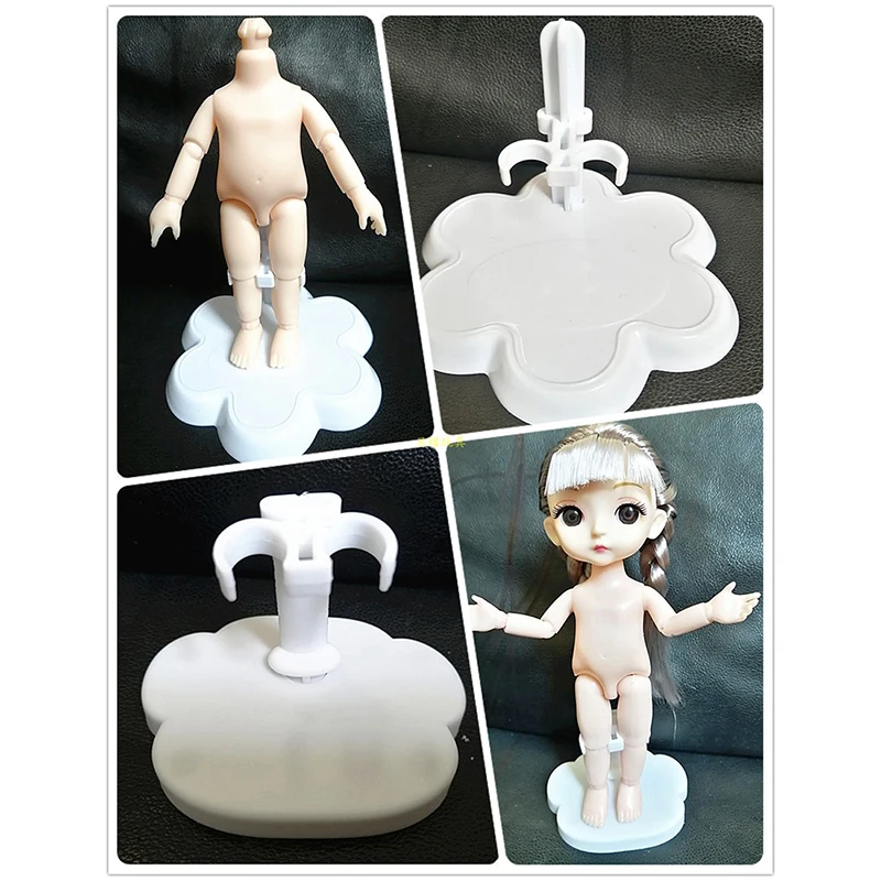 

6Pcs/lot Transparent Doll Display Stand Leg Support Style Holder Plastic Stander Doll Accessories