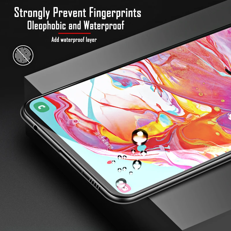 3 шт закаленное стекло для samsung Galaxy A8, A6, A7, J4, J6 Plus, J8,, Защита экрана для samsung A3, A5, A7, защитное стекло