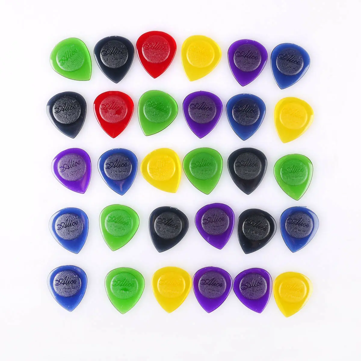 30 шт. Алиса Прочные прозрачные электрические медиаторы для бас гитары толщина