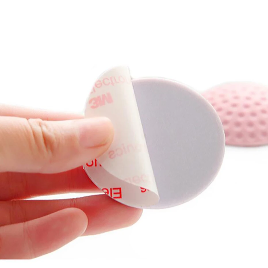 Мягкая резиновая накладка клейкая дверная прокладка силиконовая защитная для