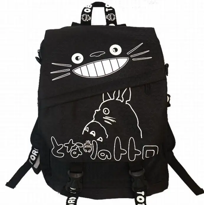 Холст мультфильм Тоторо сумка книжная рюкзак школьные сумки для подростков |