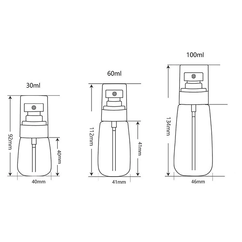 Многоразовый портативный дорожный диспенсер для косметики пустая