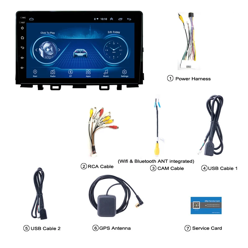 HOT SALE Android 8.1 2.5D Tempered HD Touchscreen 9 inch Radio for KIA k3 RIO 2017 with Bluetooth USB WIFI support SWC|Автомагнитолы| |
