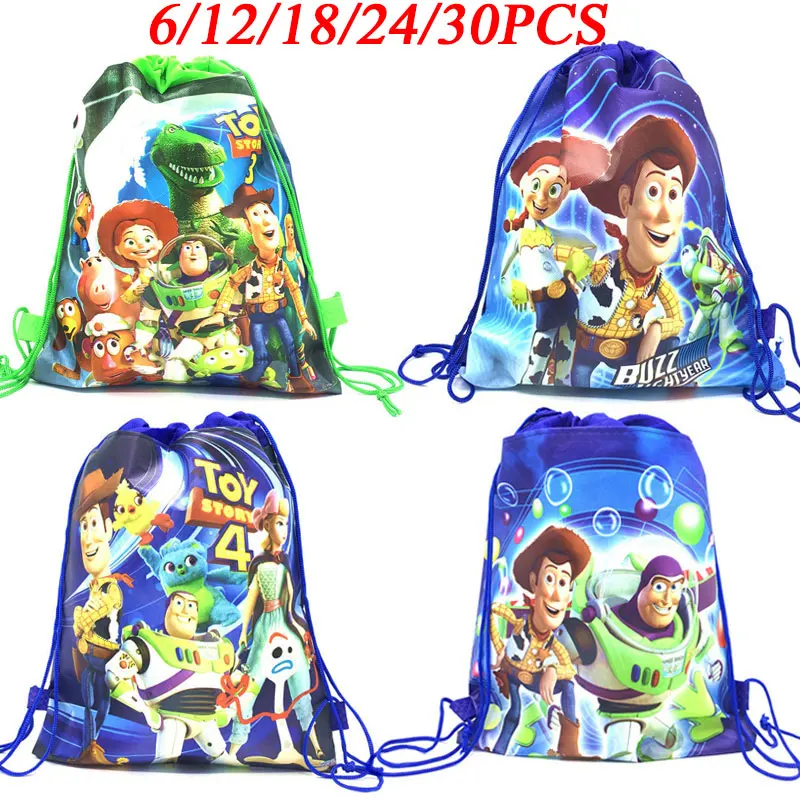 Disney Toy Story тематические пакеты для детей на день рождения Нетканая Подарочная