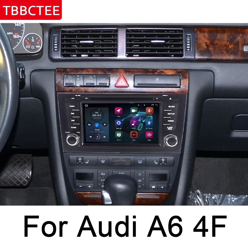 Мультимедийный плеер для Audi A6 S6 RS6 4B 4F 1998 ~ 2006 MMI Android автомобильный мультимедийный