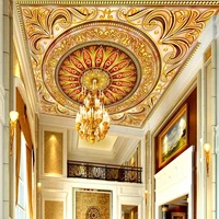 custom photo wallpaper european style 3d mandala pattern large ceiling mural living room hotel luxury decor papel de parede 3 d