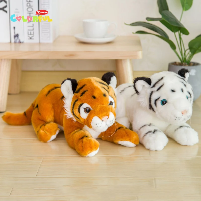 1 шт. 30/38 см Моделирование белый желтый Лев плюшевая кавайная игрушка плюшевое