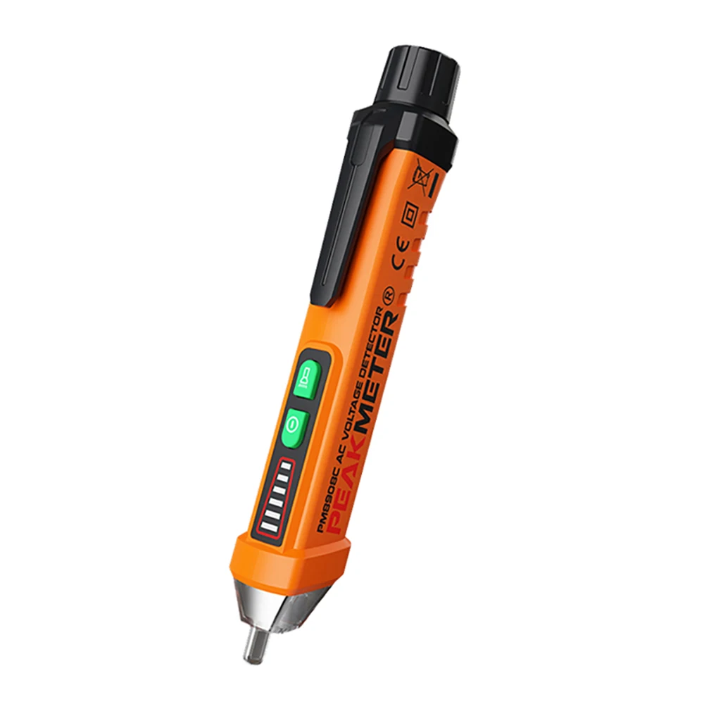 

PEAKMETER PM8908C voltage indicator Non-Contact Pen AC Voltage Detectors finder Tester Volt Meter Electric Test Pencil