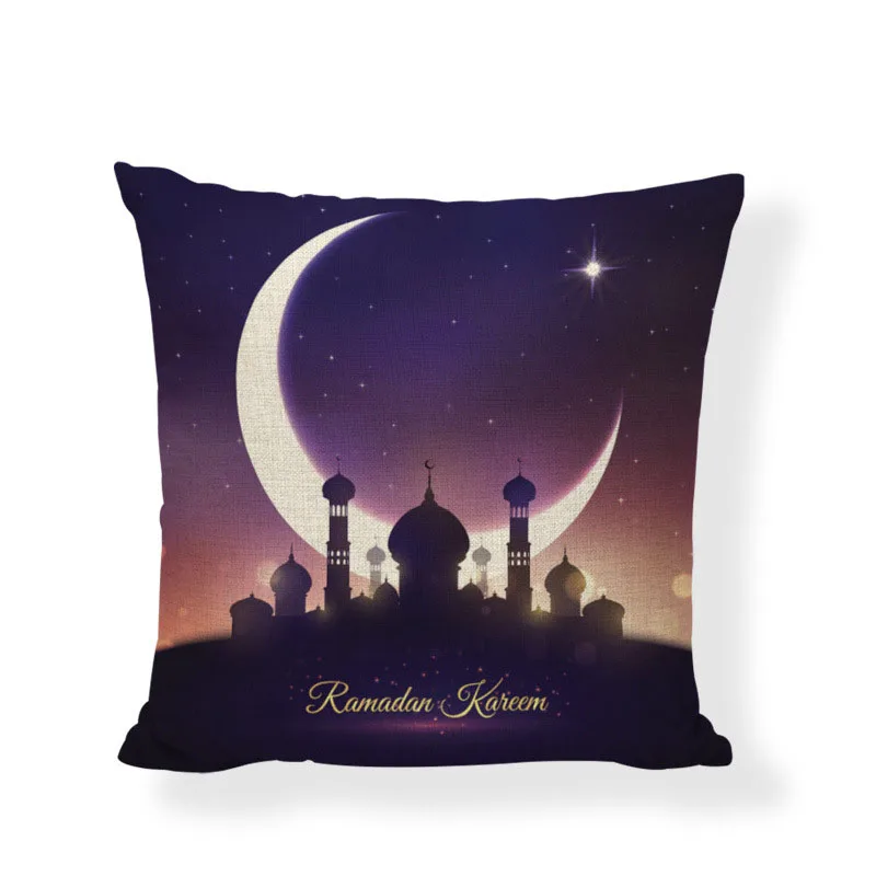 Горячая Распродажа Рамадан наволочка мусульманский Луна шаблон Наволочка