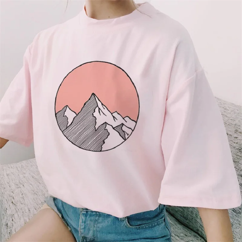 Футболка женская в стиле Харадзюку креативный топ с забавным графическим