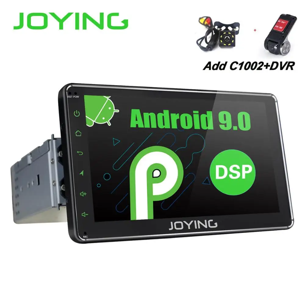 JY-UPS03R2-C1002DVR Радуясь 1din 2G ram Android 9,0 Автомагнитола 7 ''HD сенсорный экран gps система FM автомобильная головная установка видео выход аудио камера заднего вида обратная - Цвет: JY-UPS03R2-C1002DVR