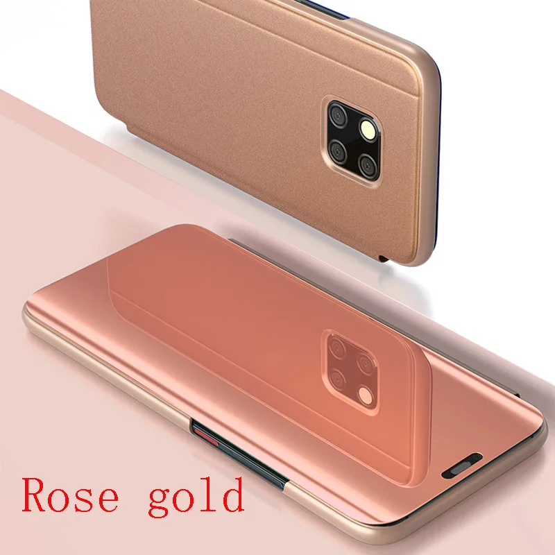 Умный зеркальный флип-чехол для huawei P20 P30 P10 Lite Pro Y9 Y7 Y5 Y6 P Smart mate 30 20 Pro для Honor V20 10 Lite 8X 9X чехол